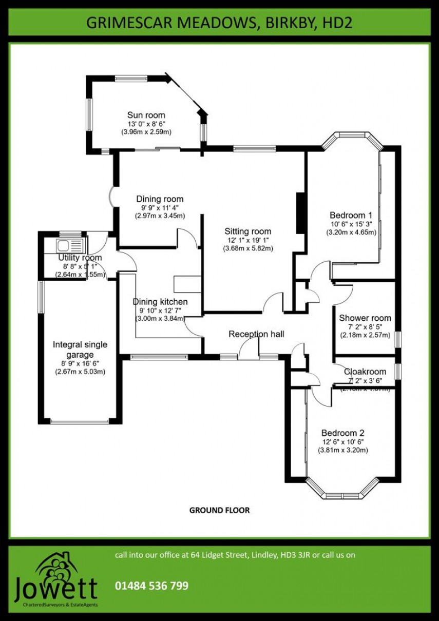 Floorplan for Grimescar Meadows, Huddersfield