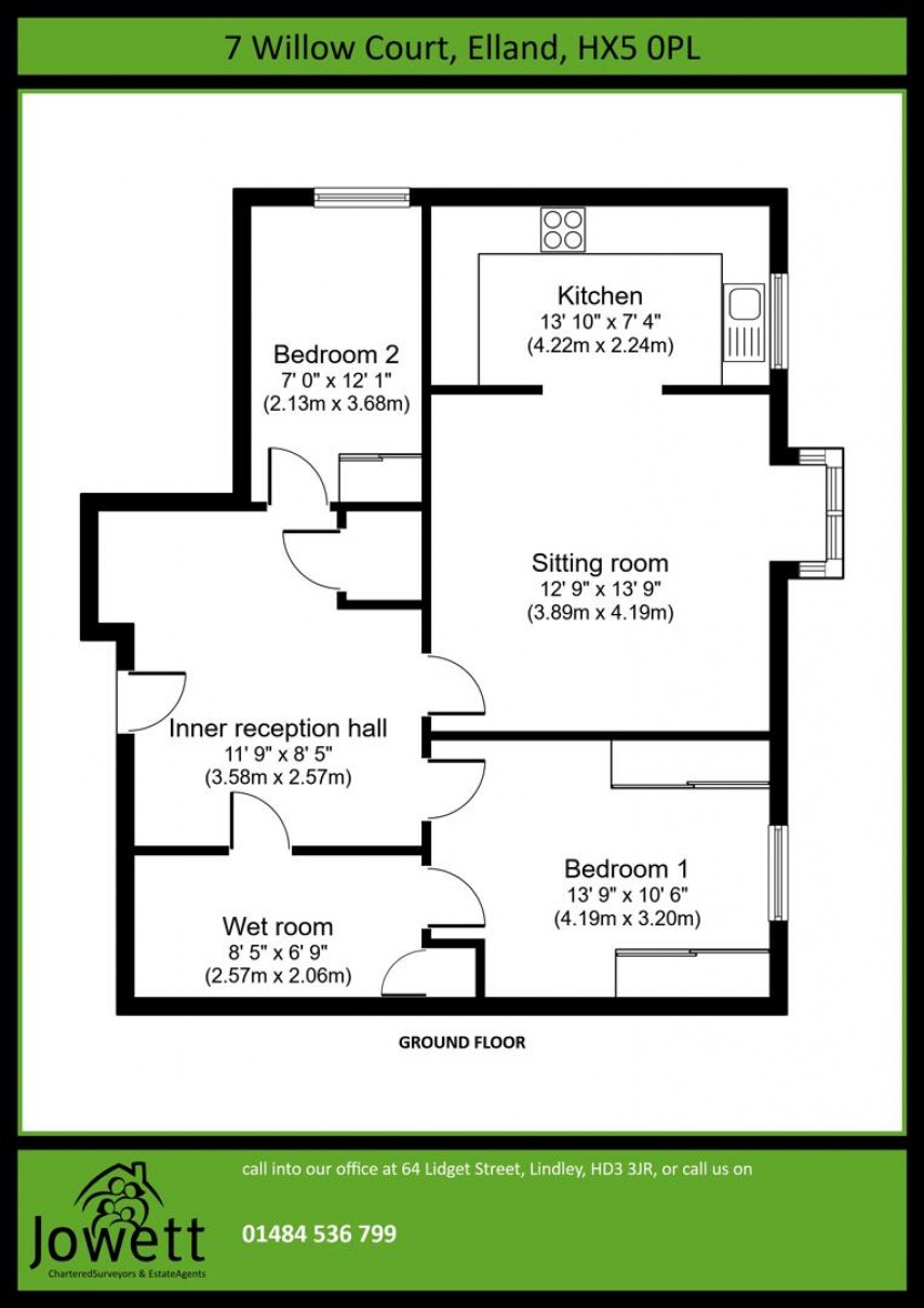 Floorplan for Victoria Road, Elland