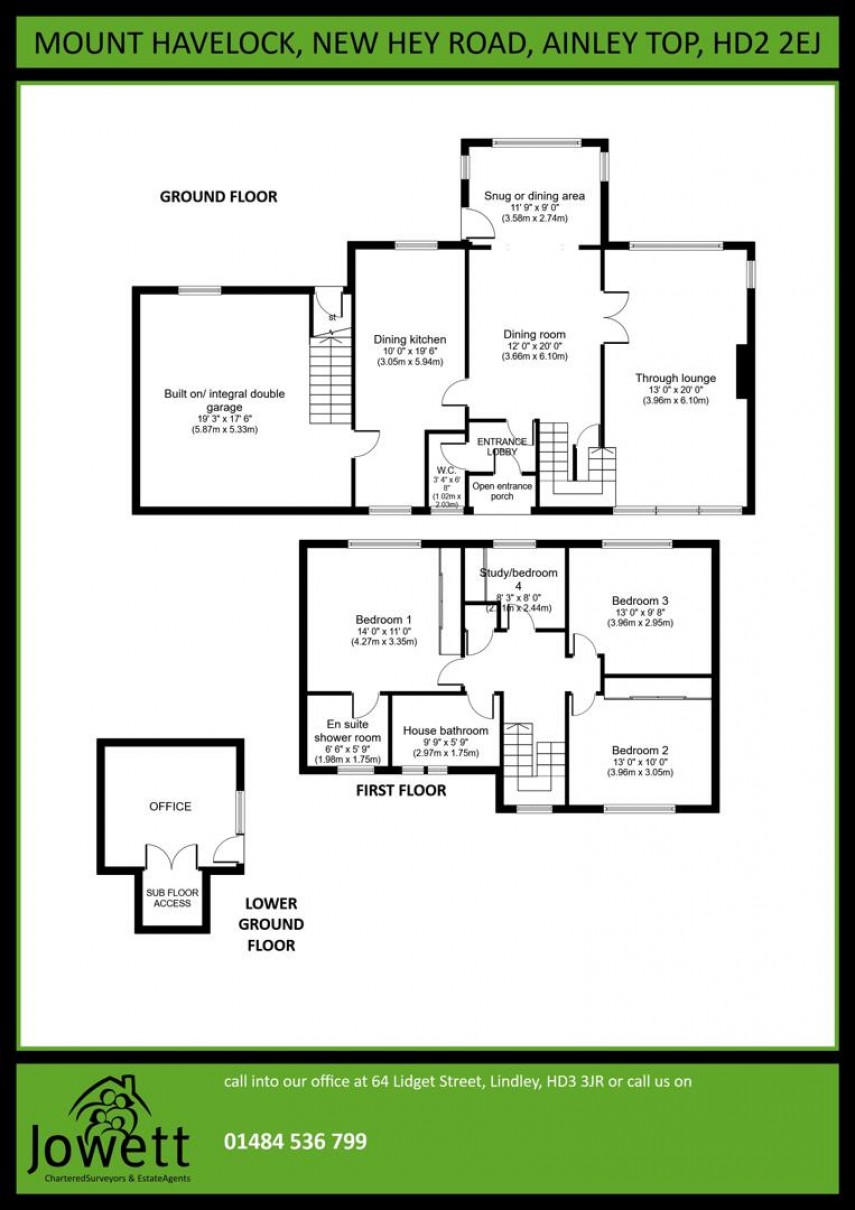 Floorplan for New Hey Road, Fixby, Huddersfield