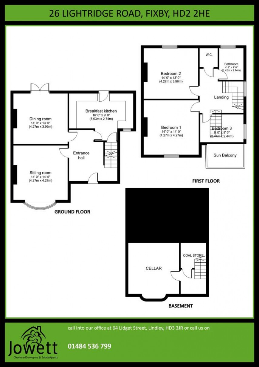 Floorplan for Lightridge Road, Huddersfield