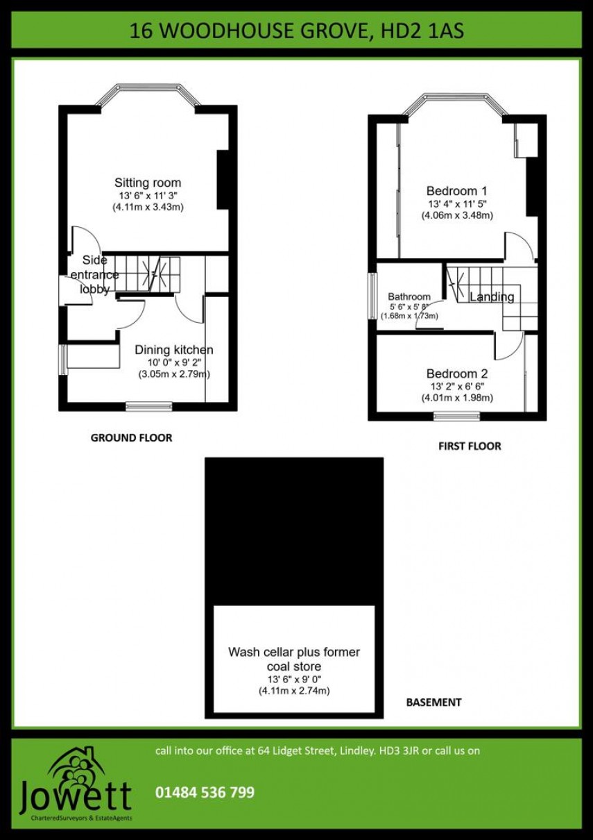 Floorplan for Woodhouse Grove, Huddersfield