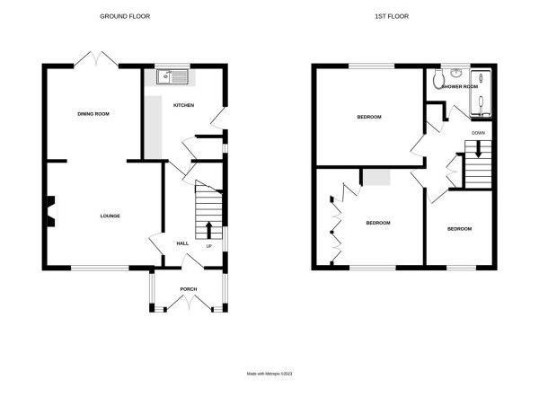 Floorplan for Leagh Close, Kenilworth