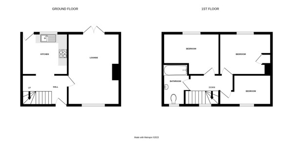 Floorplan for Albion Street, Kenilworth