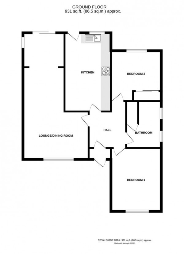 Floorplan for Eden Croft, Kenilworth