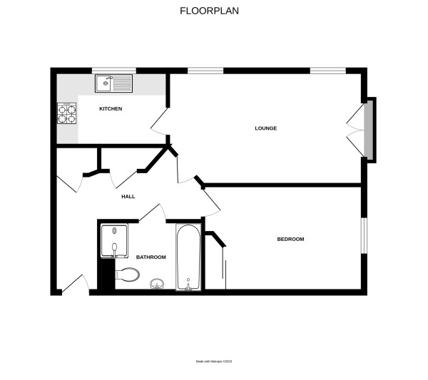 Floorplan for Wilton Court, Southbank Road, Kenilworth