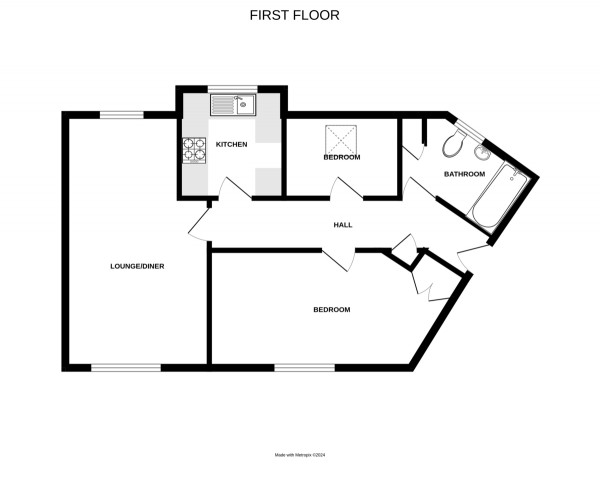 Floorplan for Walkers Way, Kenilworth
