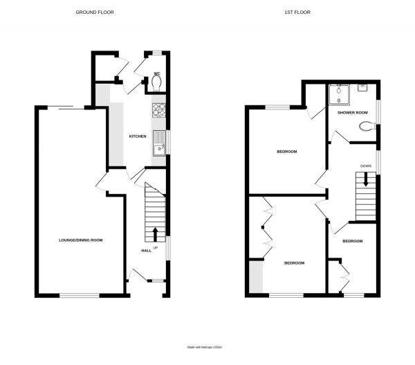 Floorplan for Laburnum Avenue, Kenilworth