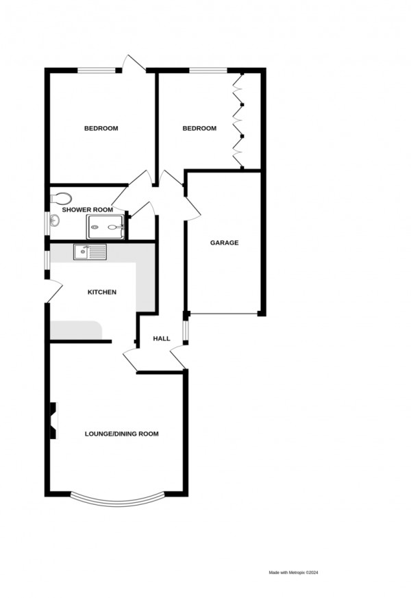 Floorplan for Woodcote Avenue, Kenilworth