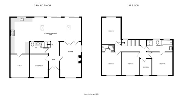 Floorplan for Leek Wootton