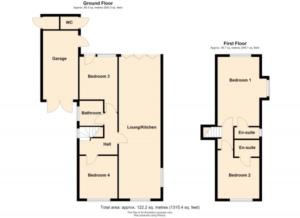 Floorplan for Eden Croft, Kenilworth