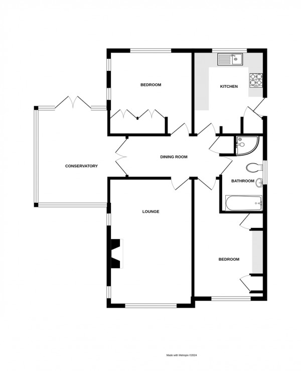 Floorplan for Newfield Avenue, Kenilworth