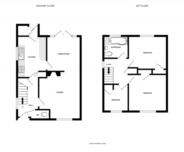 Floorplan for Farmer Ward Road, Kenilworth
