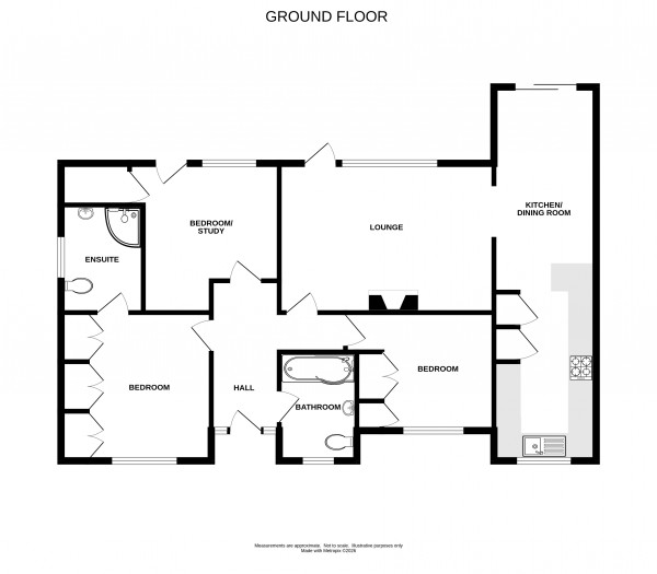 Floorplan for Elizabeth Way, Kenilworth