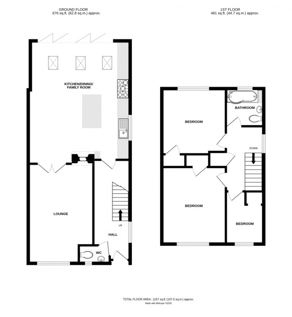 Floorplan for Blackthorn Road, Kenilworth