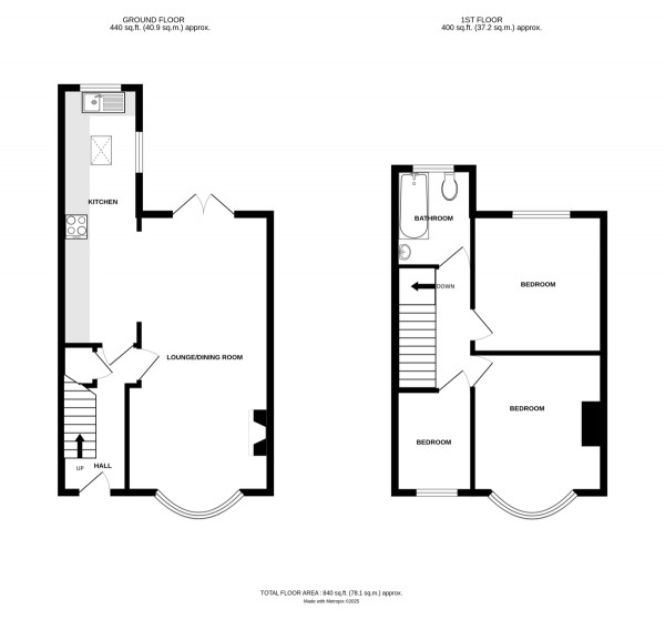 Floorplan for Daleway Road, Finham