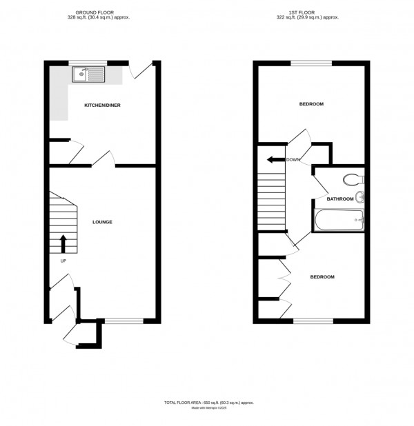 Floorplan for Reeve Drive, Kenilworth