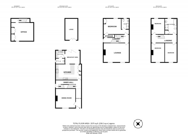 Floorplan for Warwick Road, Kenilworth