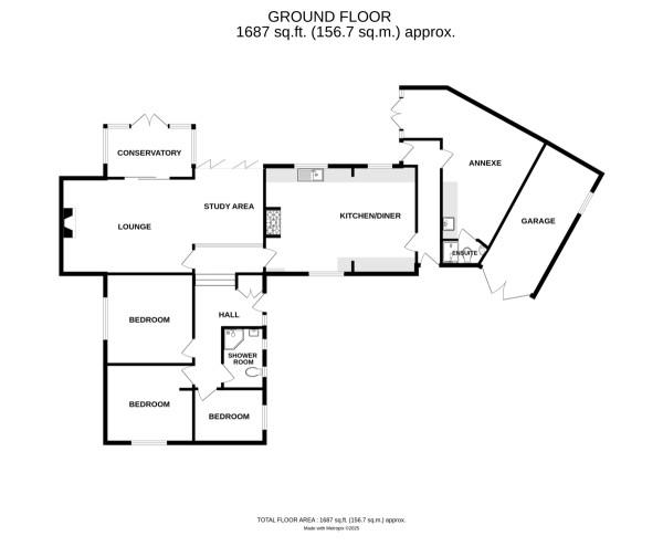 Floorplan for Inchbrook Road, Kenilworth