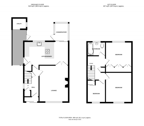 Floorplan for Tilewood Avenue, Eastern Green