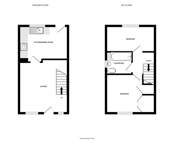 Floorplan for Turton Way, Kenilworth