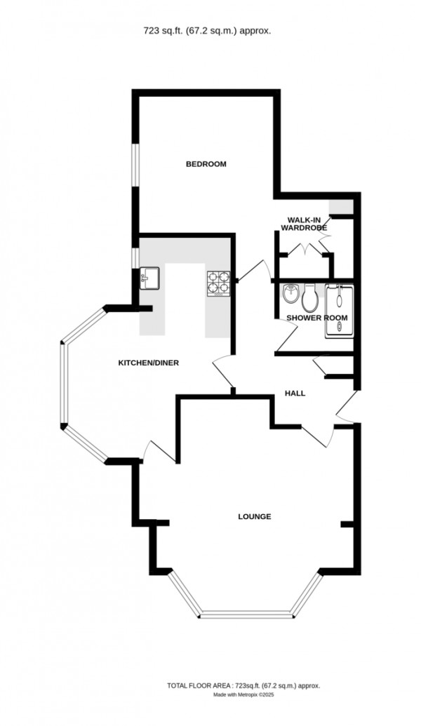 Floorplan for Kenilworth Hall, Bridge Street, Kenilworth