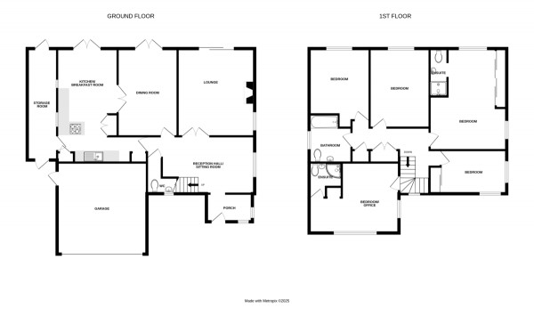 Floorplan for Hawkesworth Drive, Kenilworth