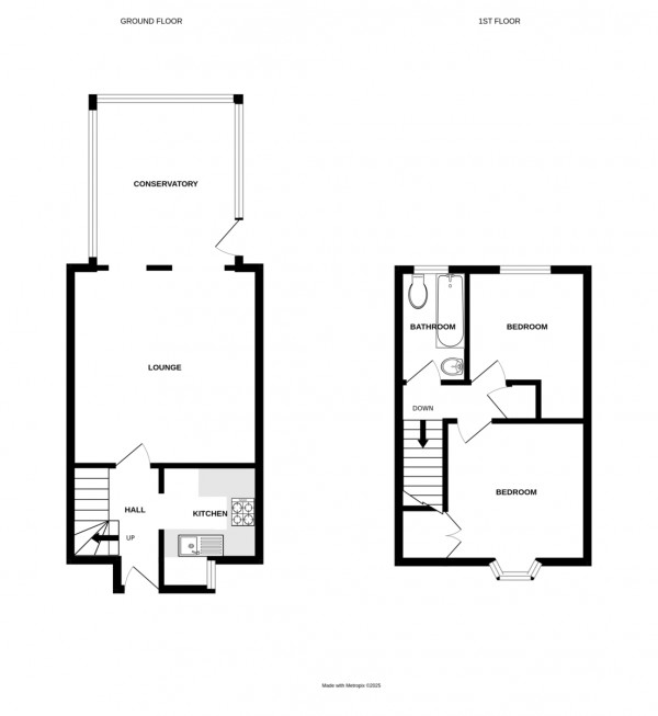 Floorplan for Sturley Close, Kenilworth