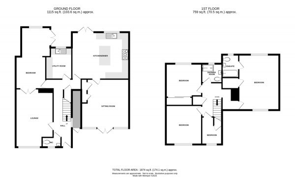 Floorplan for Tulip Tree Avenue, Kenilworth
