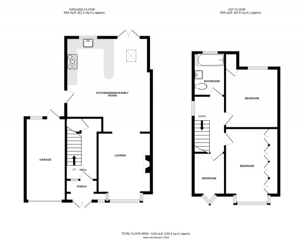 Floorplan for St. Nicholas Avenue, Kenilworth