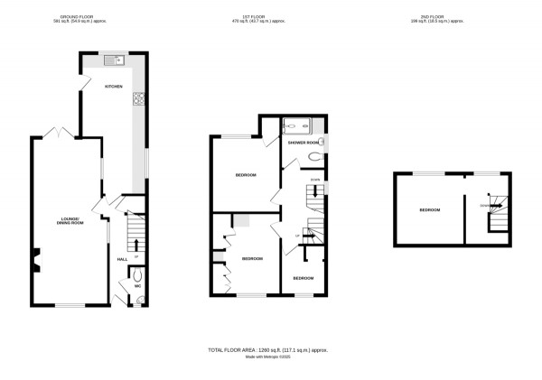 Floorplan for The Gardens, Kenilworth