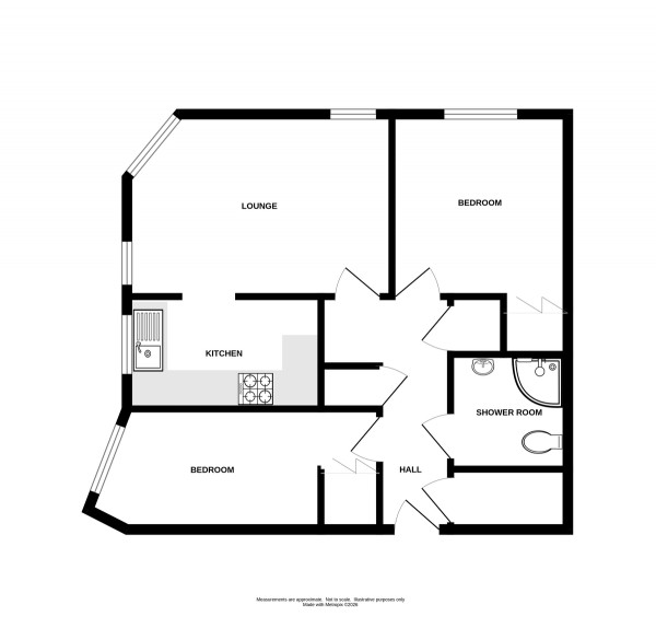 Floorplan for Coniston Grange, Priory Road, Kenilworth