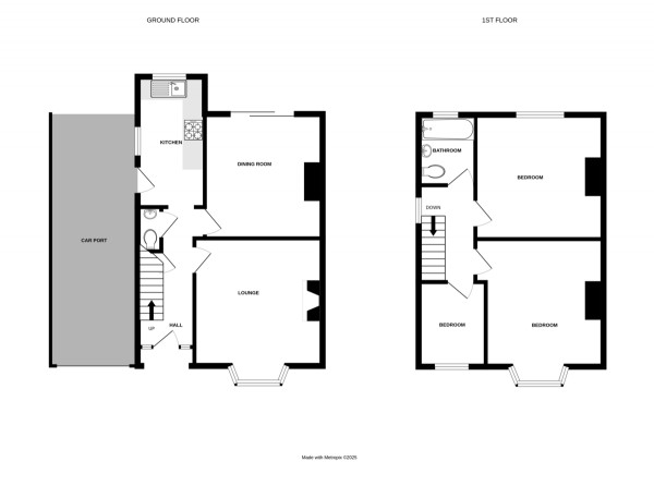Floorplan for Wainbody Avenue South, Finham