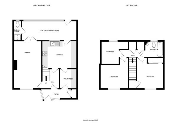 Floorplan for Finham Road, Kenilworth