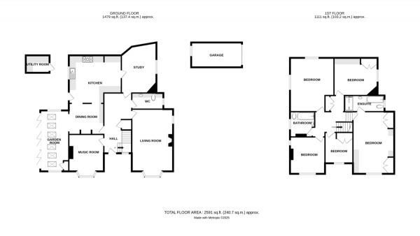 Floorplan for Brooke Road, Kenilworth