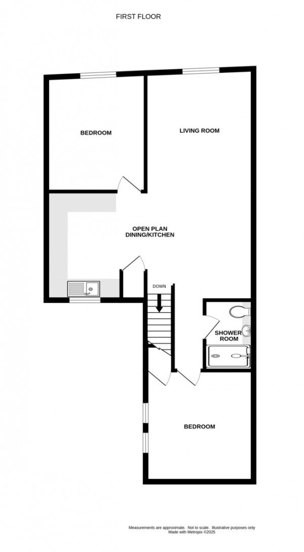 Floorplan for Payne House, Warwick Road, Kenilworth