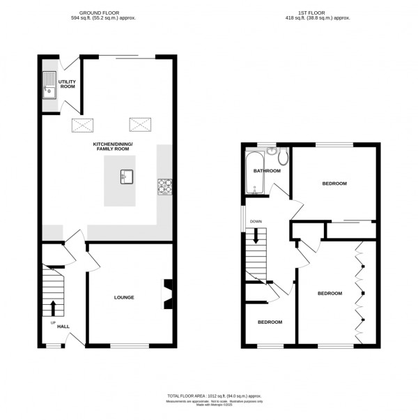 Floorplan for Jacox Crescent, Kenilworth