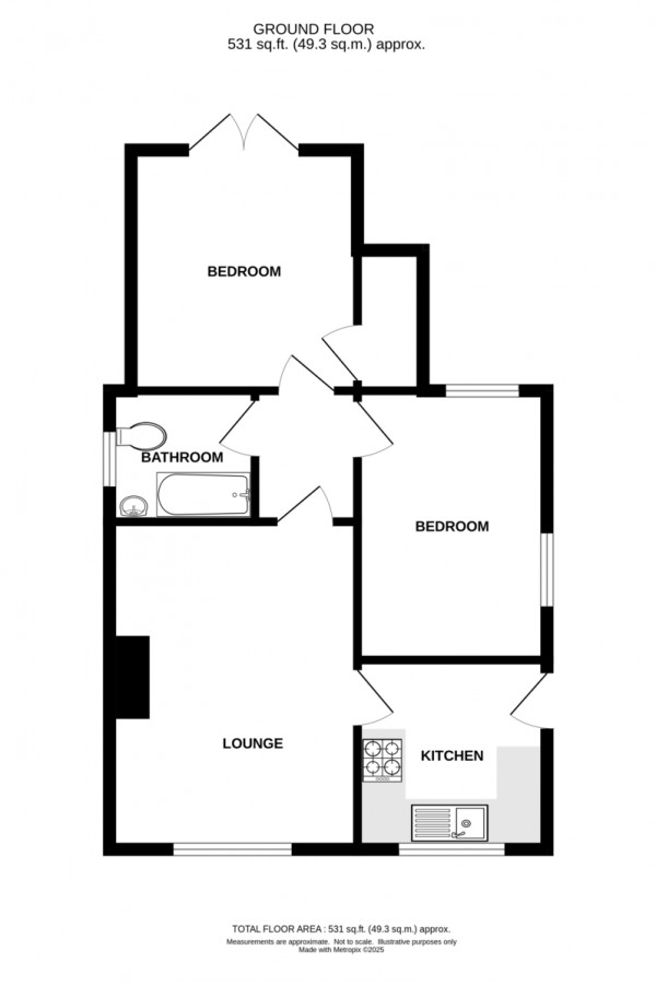Floorplan for Spring Lane, Kenilworth