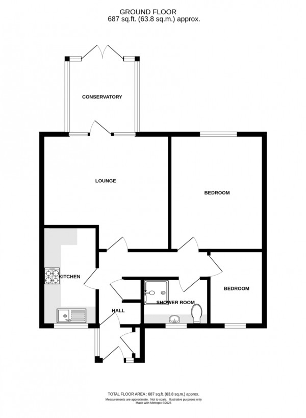 Floorplan for Adcock Drive, Kenilworth