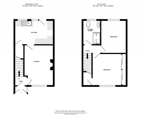 Floorplan for Chenies Close, Allesley Park