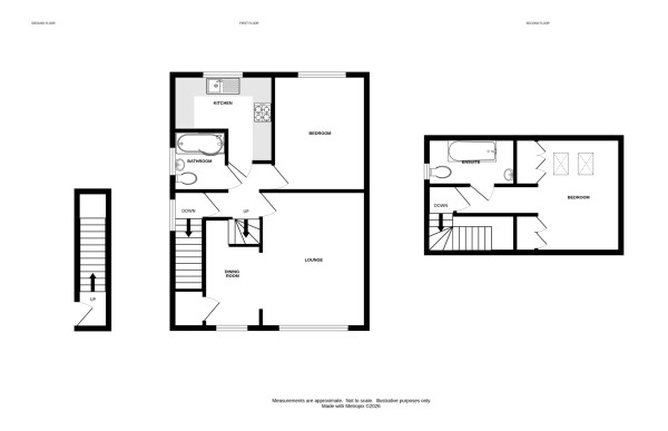 Floorplan for Denton Close, Kenilworth