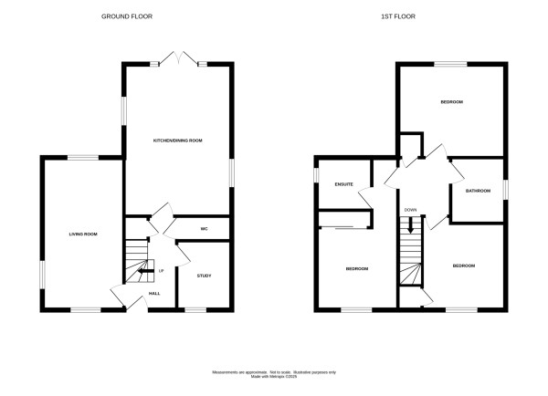 Floorplan for Thomas Bates Road, Kenilworth