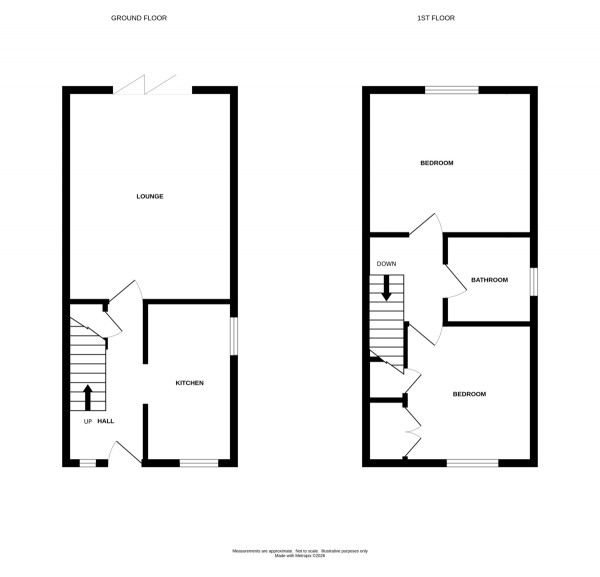Floorplan for Turton Way, Kenilworth