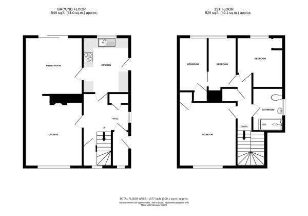 Floorplan for Warwick Road, Kenilworth