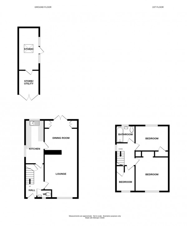 Floorplan for Percy Crescent, Kenilworth