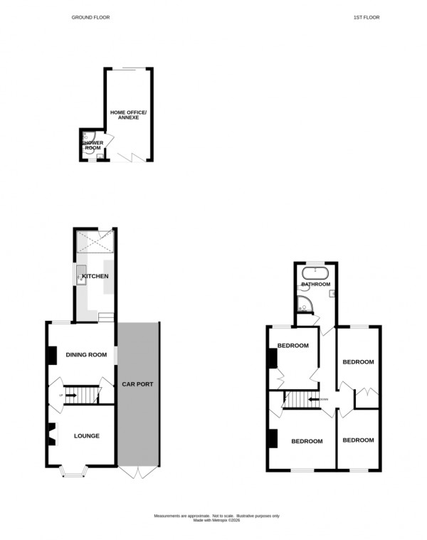 Floorplan for School Lane, Kenilworth
