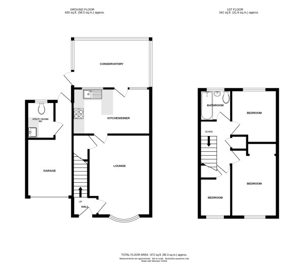 Floorplan for Allitt Grove, Kenilworth