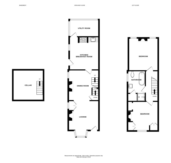 Floorplan for Castle Road, Kenilworth