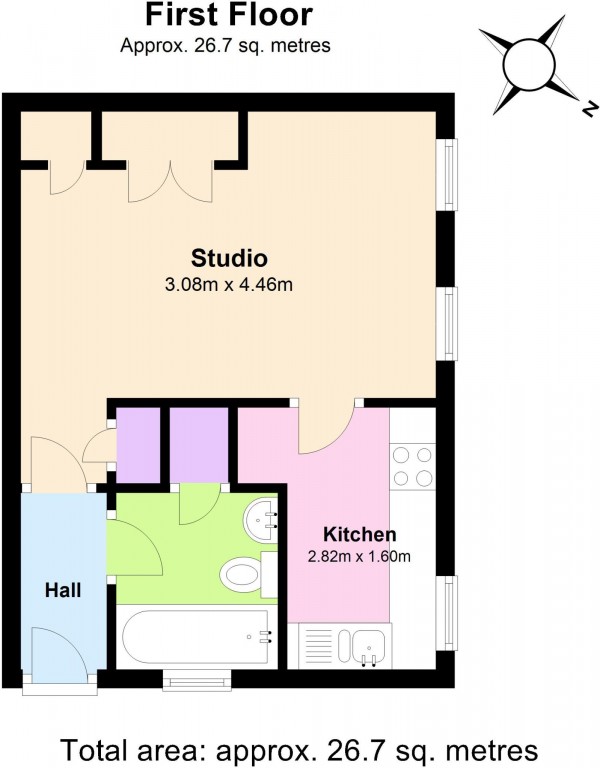 Floorplan for Arlidge Crescent, Kenilworth