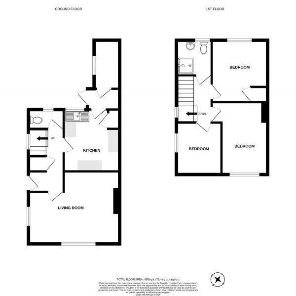 Floorplan for Finham Road, Kenilworth