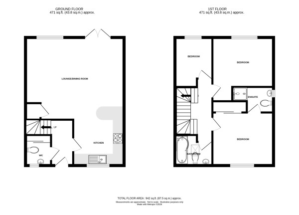 Floorplan for Birmingham Road, Stoneleigh